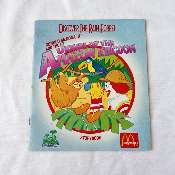 Ronald McDonald and the Jewel of the Amazon Kingdom Storybook - Picture 1 of 4